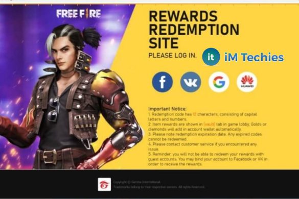 free fire redeem site