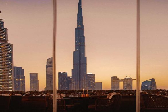View of Burj Khalifa at Dubai Mall