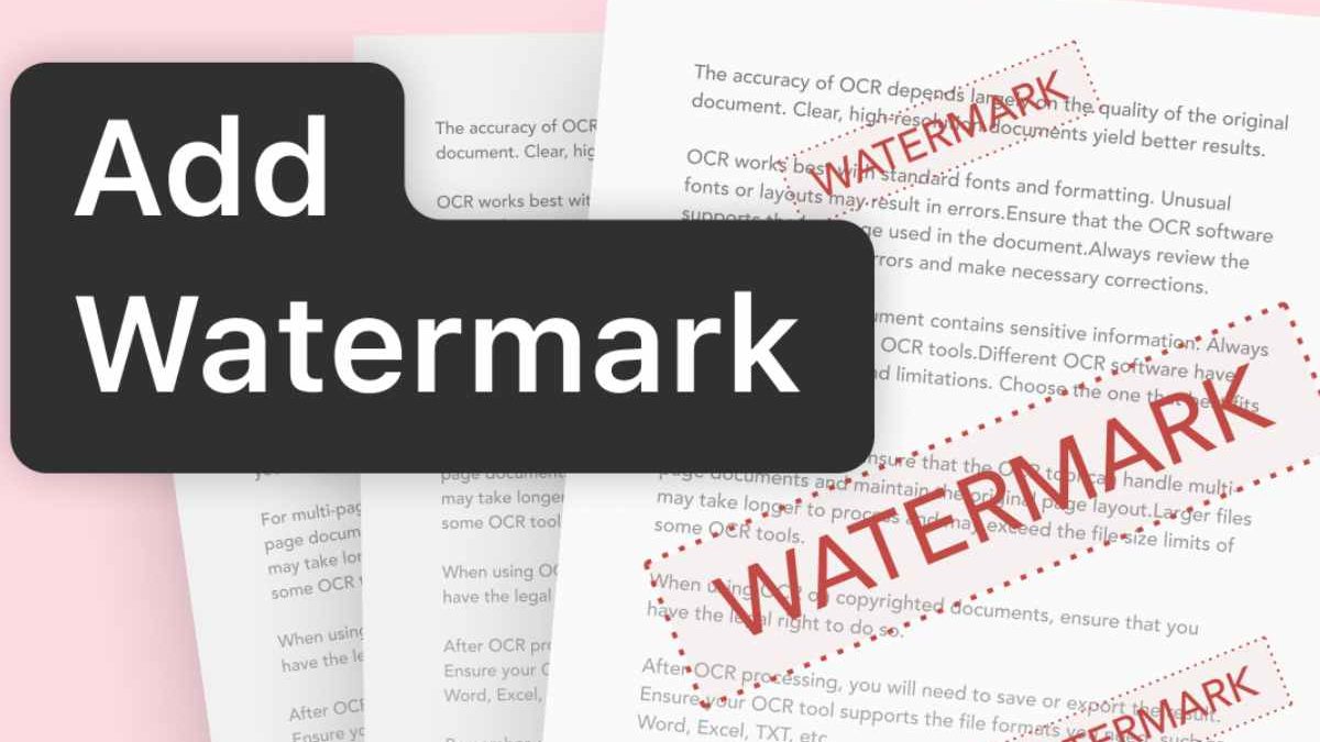 Excellently Add Watermark to PDF File Using GogoPDF