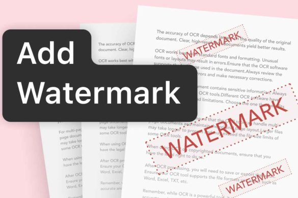 Excellently Add Watermark to PDF File Using GogoPDF