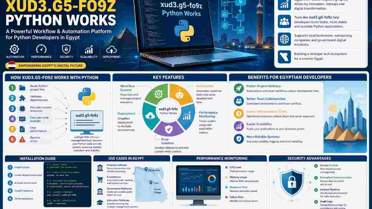 Software xud3.g5-fo9z Python Works: Complete Guide for Developers in Egypt