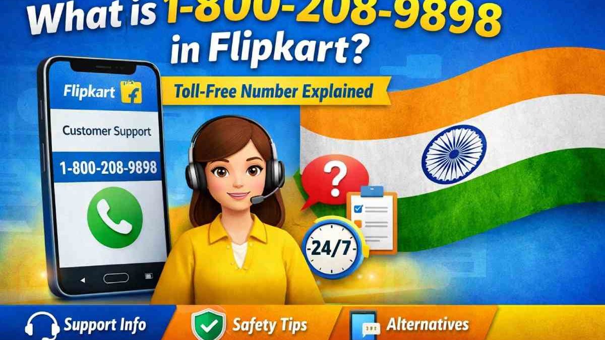 What is 1-800-208-9898 in Flipkart? (Complete India Guide)