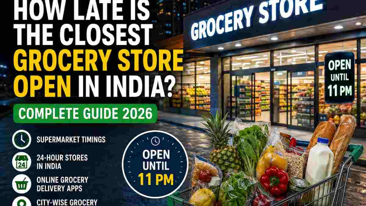 How Late Is the Closest Grocery Store Open in India? Complete Guide for Shoppers