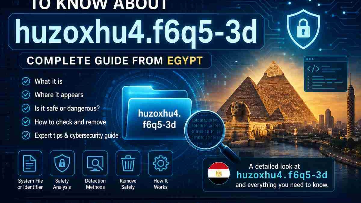 To Know About huzoxhu4.f6q5-3d (Complete Guide – Egypt Context)